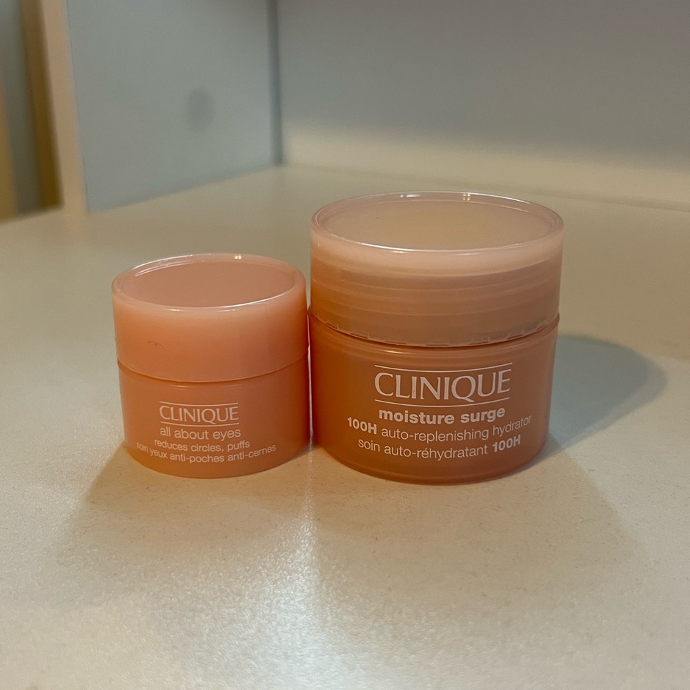 Clinique Moisture Surge 100H Auto Replenishing Hydrator, All About Eyes, & Mask - Picture 11 of 17